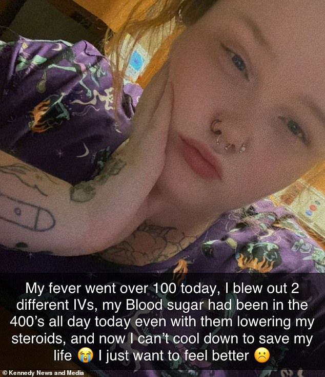Zoe at first dismissed her symptoms as catching a sore throat from swimming late at night - however soon she couldn't speak without losing her breath and rushed to the hospital