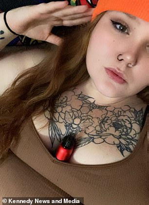 But after four years of smoking traditional cigarettes, she switched to e-cigarettes in the belief they would be a 'healthier' alternative