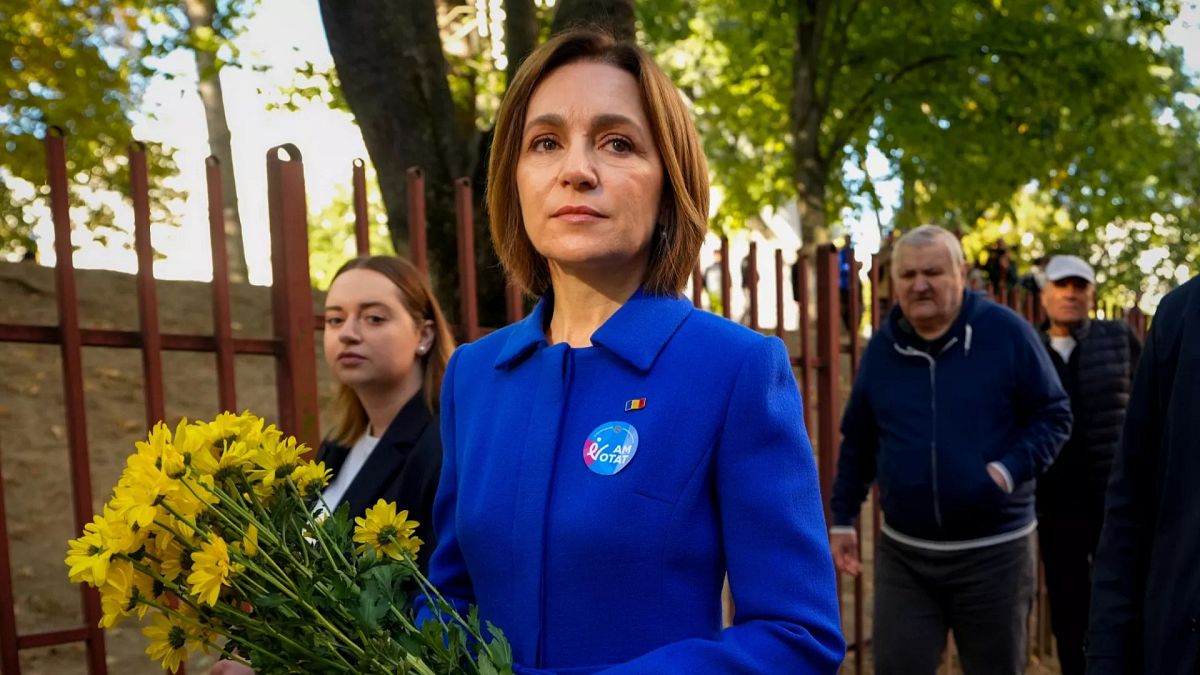 Moldova’s pro-EU party takes clear lead in parliamentary election