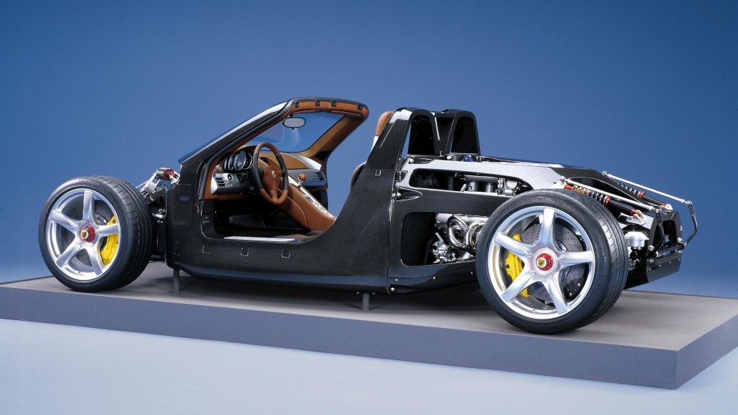 Carrera GT, technical details: Vehicle construction (model year 2004).