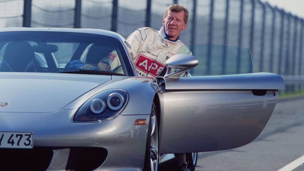 Carrera GT and Walter Röhrl.