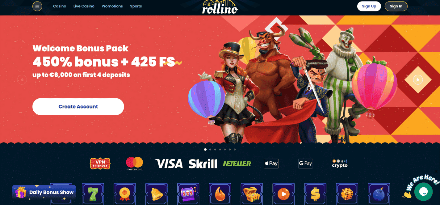 Rollino Casino non GamStop