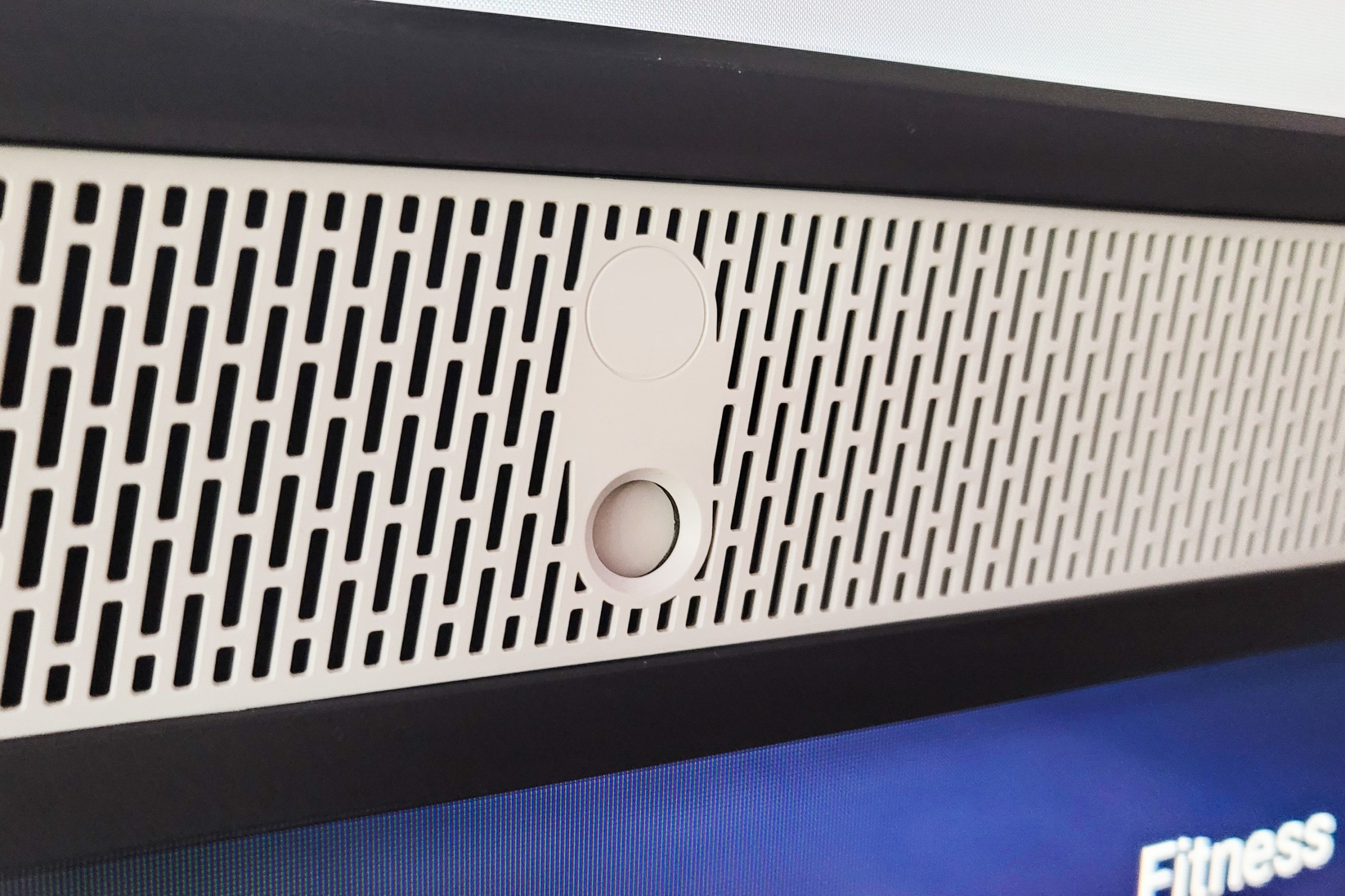 Telly’s built-in camera comes with a privacy shutter.