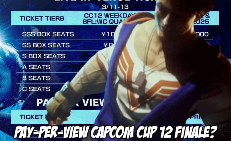 Capcom announces that Capcom Cup 12 Finals stream will be a pay-per-view event