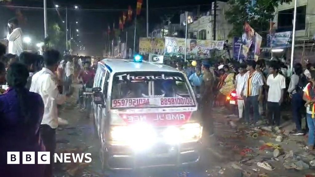 At least 39 killed at political event in Tamil Nadu