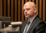 Councilor Mitch Green at a Portland City Council meeting on Feb. 5, 2025, Portland, Ore.