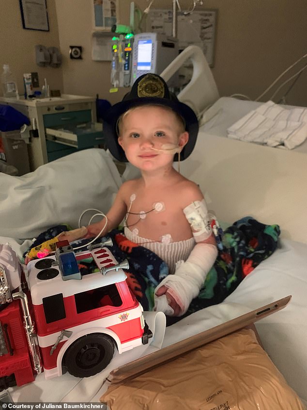Sepsis can affect patients of any age, including three-year-old Beauden Baumkitchner, who had both legs amputated after he scraped his knee and contracted staph bacteria