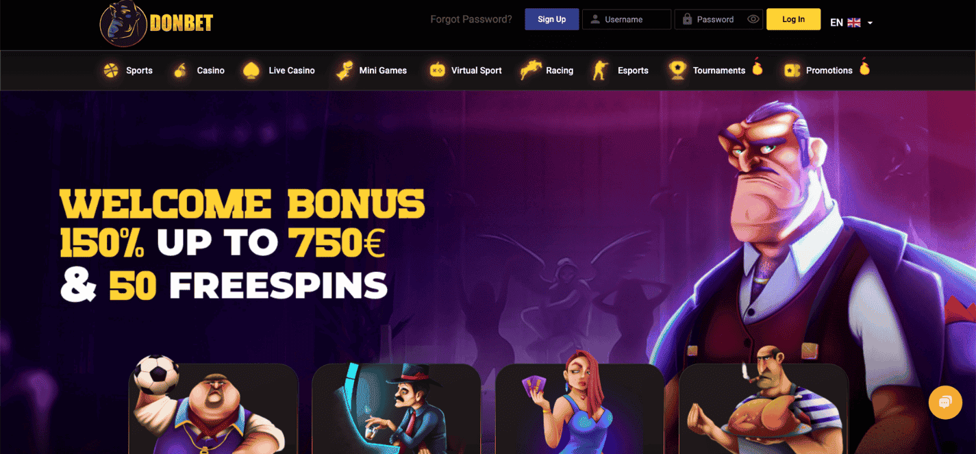 Donbet Casino non GamStop