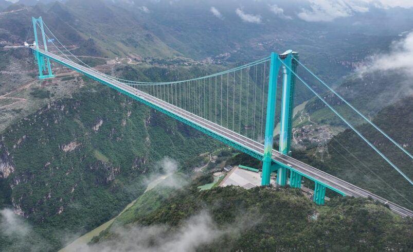 Spectacular Design ‘Miracle’ Bridge Opens With Bungee Jumps