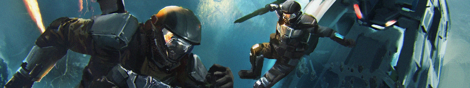 Banner crop of two ODSTs