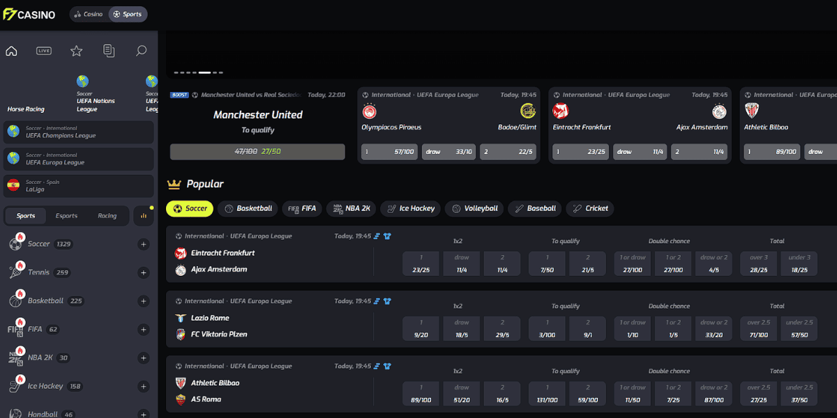 f7 sportsbook not on GamStop review