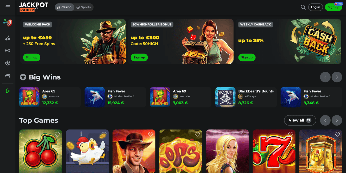 Jackpot Raider Casino