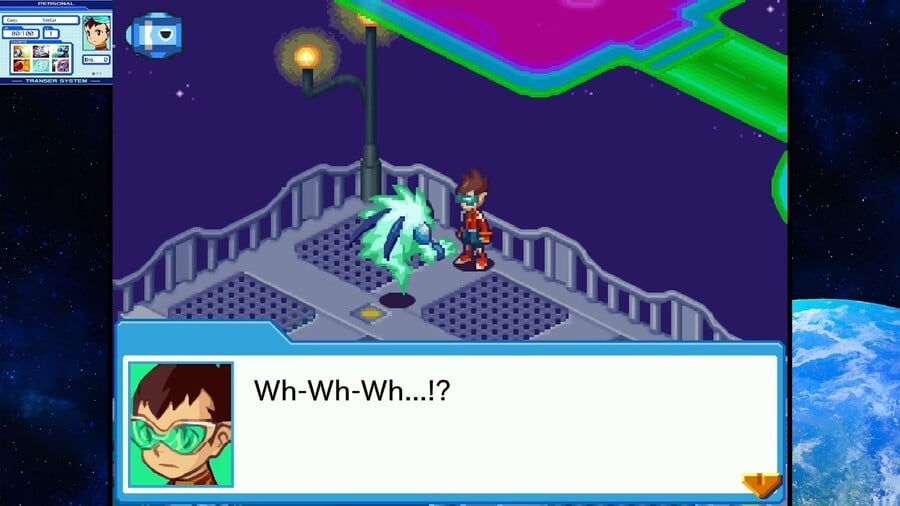 Mega Man Star Force Meeting Omega