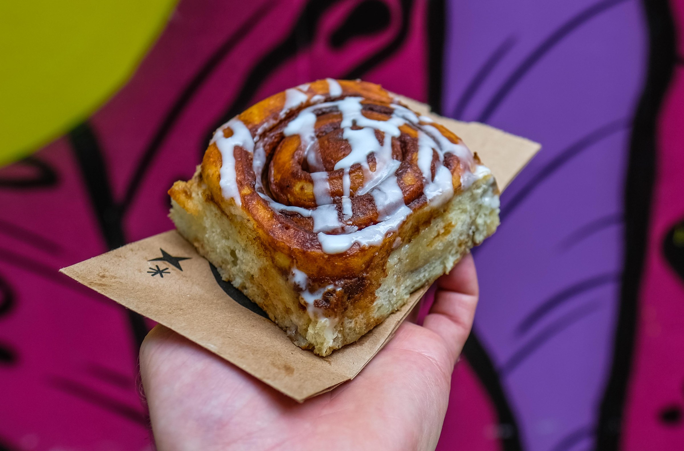 Cinnamon roll from Sunday Morning.