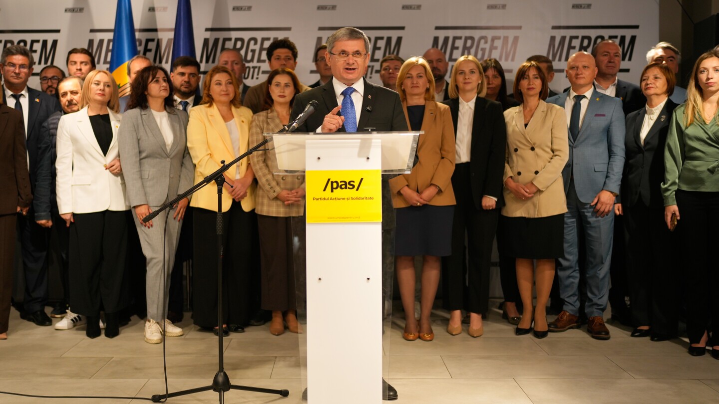 Moldova’s pro-EU party wins parliamentary election